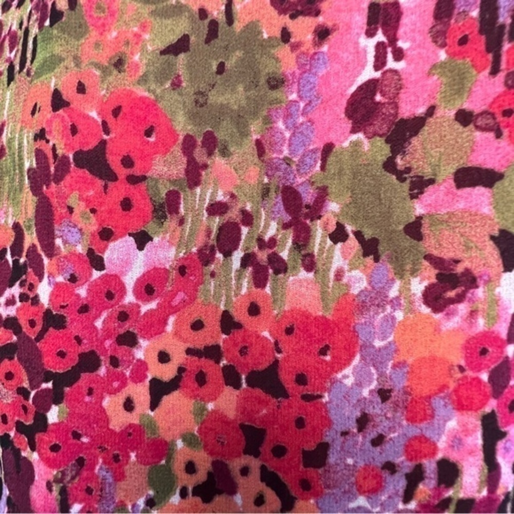 New Directions sleeveless multi-colored dress, Sz 14. Preowned. Like new. - Picture 5 of 9